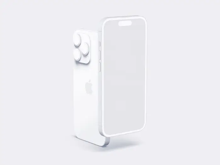 iPhone 14 Pro Clay Mockup, 16