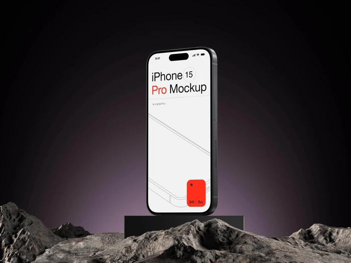 K-Mockups: iPhone 15 Pro 15
