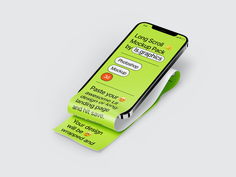 Long Scroll Mockups, 14