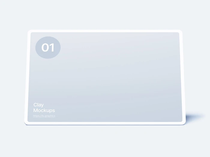 Monitor Clay Mockups, 10