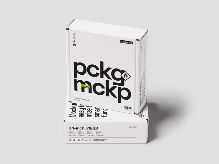 Box Mockup, Scene 06