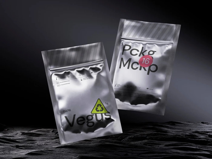 Vegus, Pouch Mockups in Front View, 04