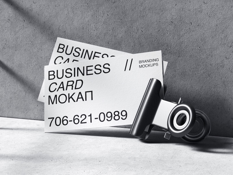 Qubus, Highest Quality Business Card Mockups, EU, 02