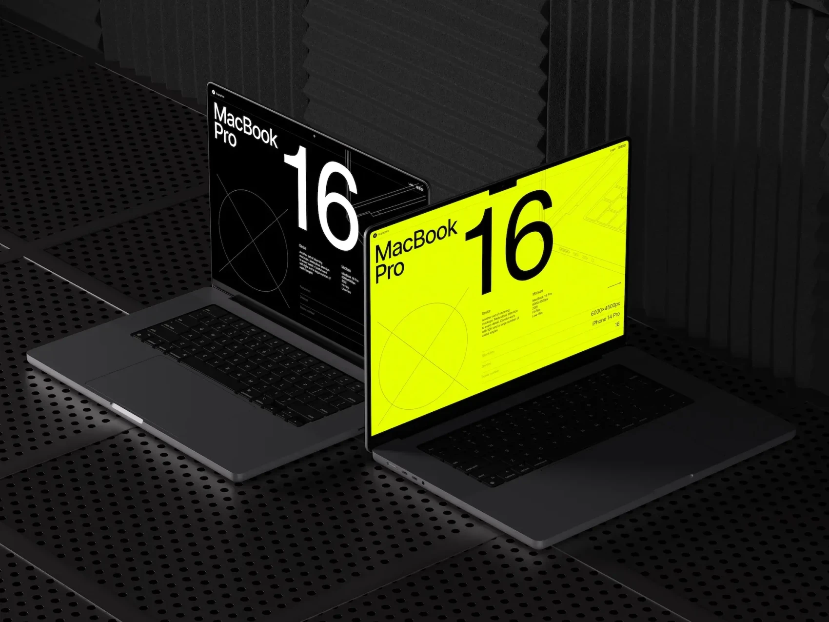 B-Mockups: MacBook 16 Pro 15