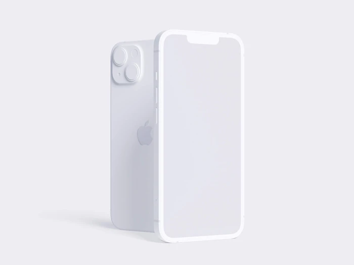 iPhone 13 Clay Mockups, 07