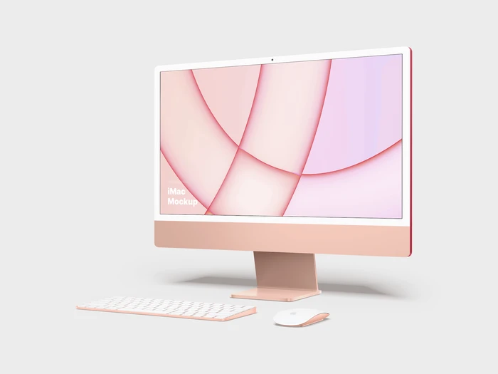 iMac 24-inch Mockups, 06