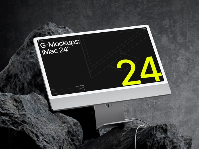 G-Mockups: iMac 24", 09