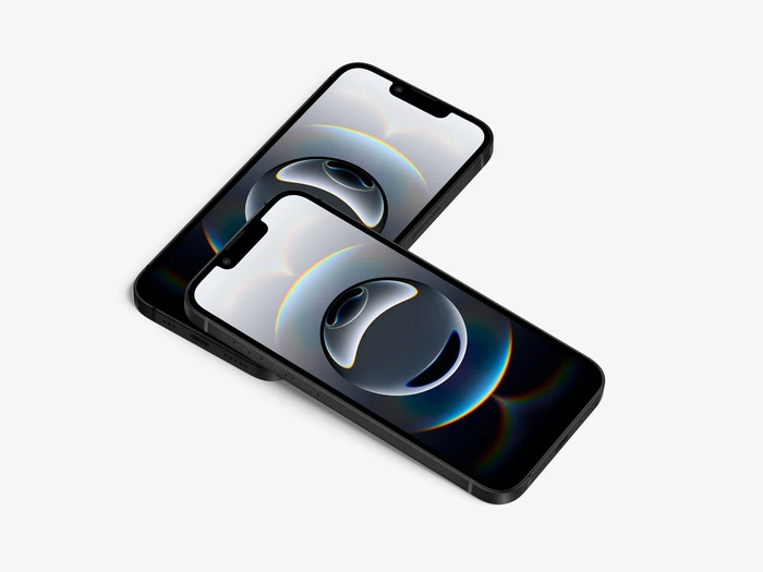 iPhone 16e Mockup, Scene 02