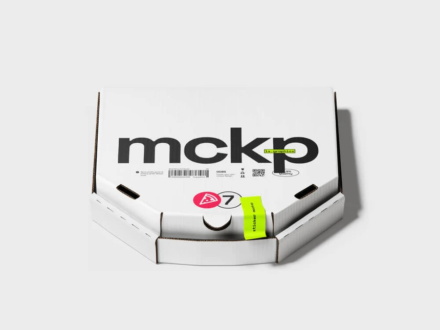 Pizza Box Mockups 13