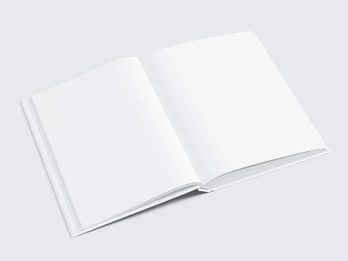 Book Mockup, US-Angled, 08