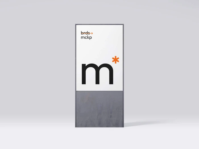 Quality-Rendered Pylon Mockup, Isolated, 25