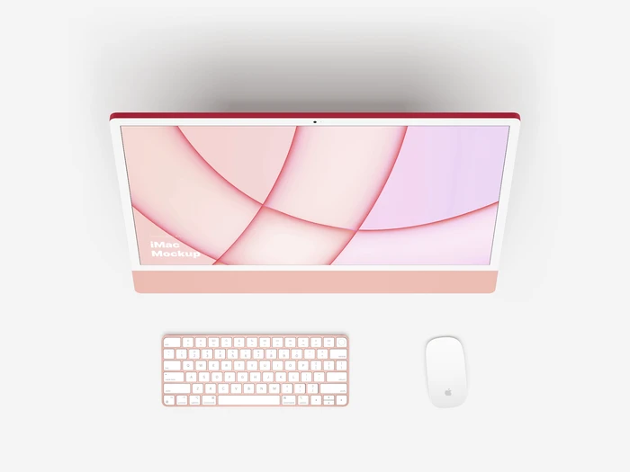 iMac 24-inch Mockups, 10