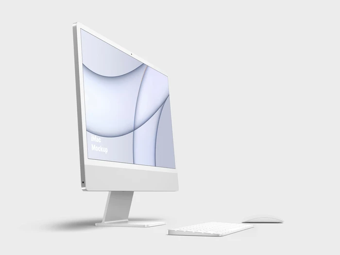 iMac 24-inch Mockups, 08