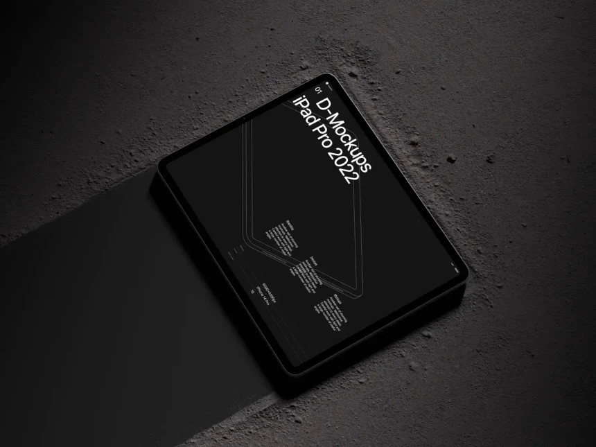 D-Mockups: iPad Pro 1