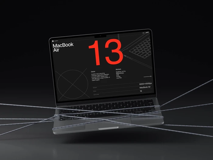 L-Mockups: MacBook Air 03