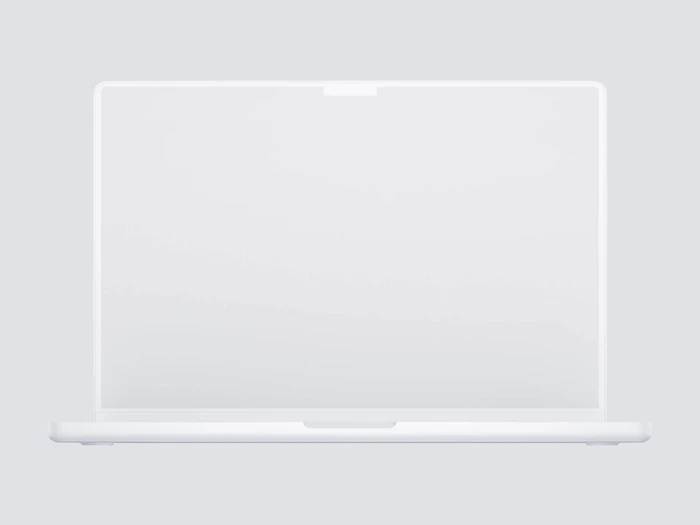 MacBook Pro 16 inch Clay Mockups, 06