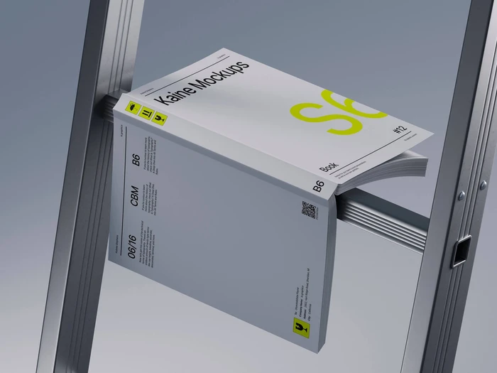 Kaine, Book Mockup and Construction Ladder, US, 12