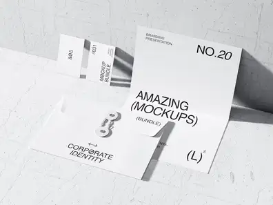 Qubus, Top Quality Stationery Mockups, US, 29