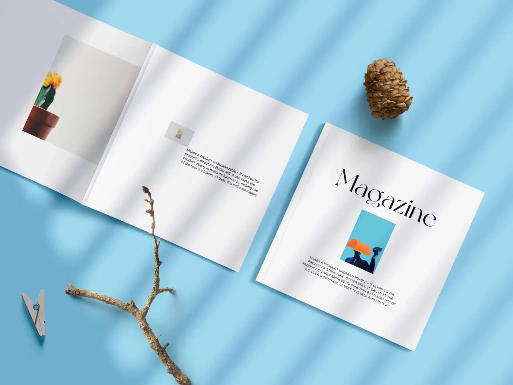 Magazine Mockup Bundle 51
