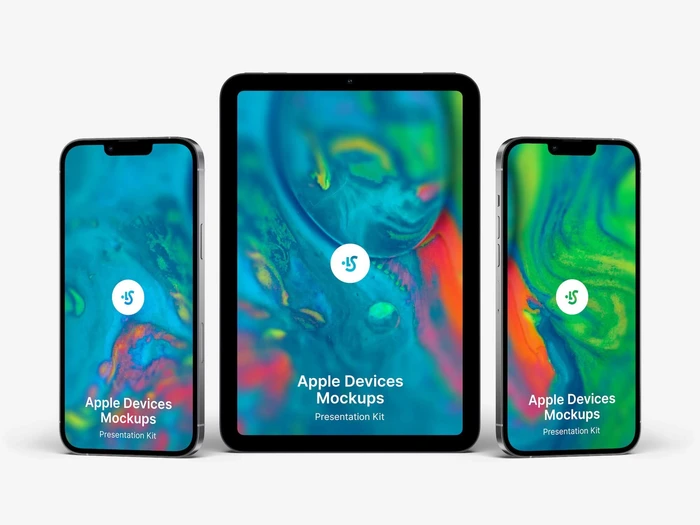 Apple Mockups Bundle, Realistic, 15