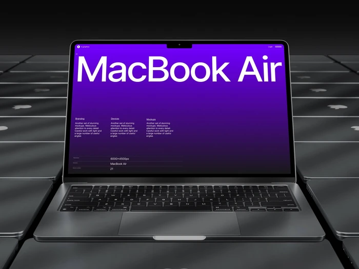 L-Mockups: MacBook Air 08