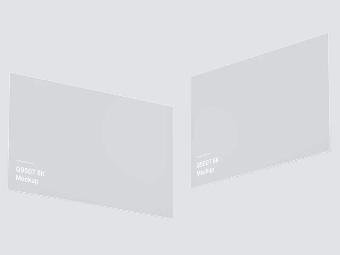 Samsung TV Clay Mockups (Q950T 8K), 09