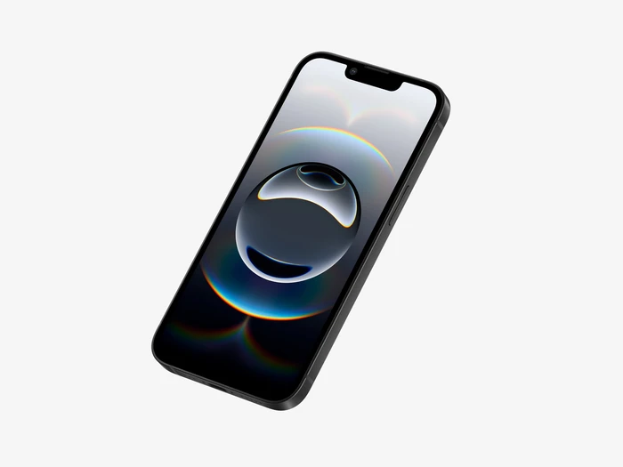 iPhone 16e Mockup, Scene 01
