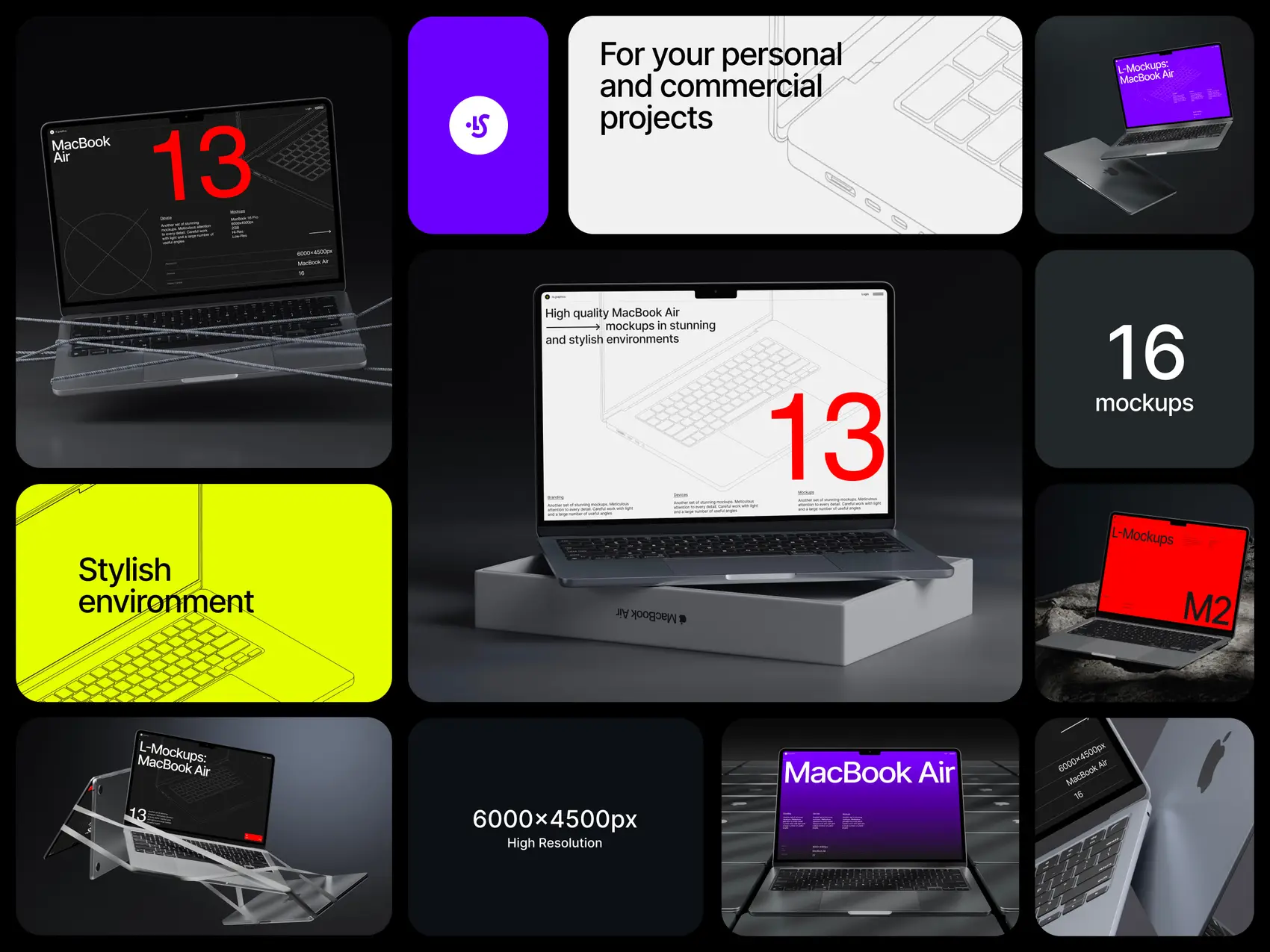 L-Mockups: MacBook Air 2