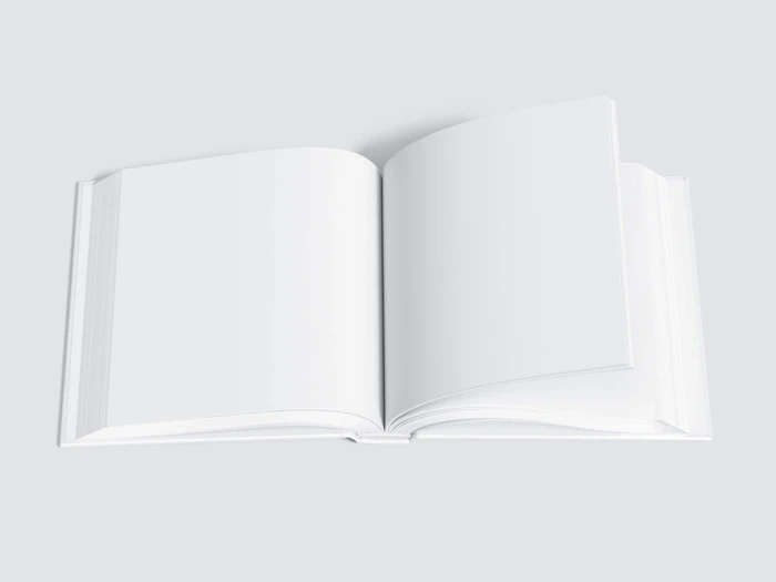 Book Mockup, Square-Angled, 04