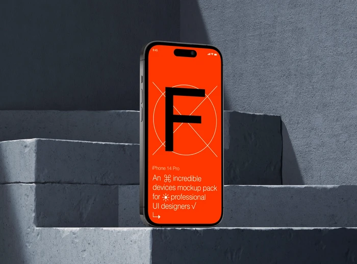 Free F-Mockup: iPhone 14 Pro Max