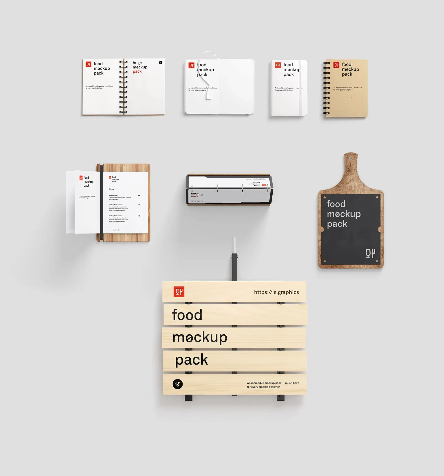 Menu Mockups 4
