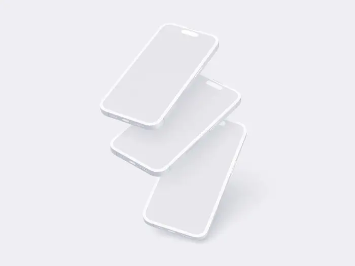 iPhone 14 Pro Clay Mockup, 08