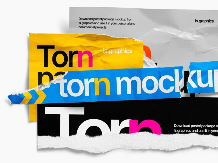 Torn Paper Mockups 8