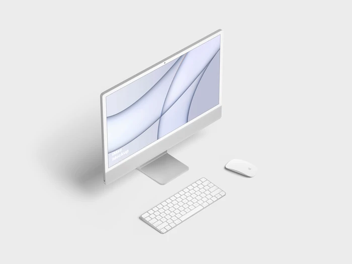 iMac 24-inch Mockups, 04