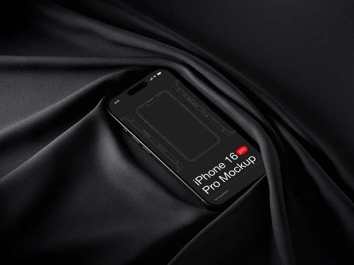 U-Mockups: iPhone 16 Pro, Scene 04