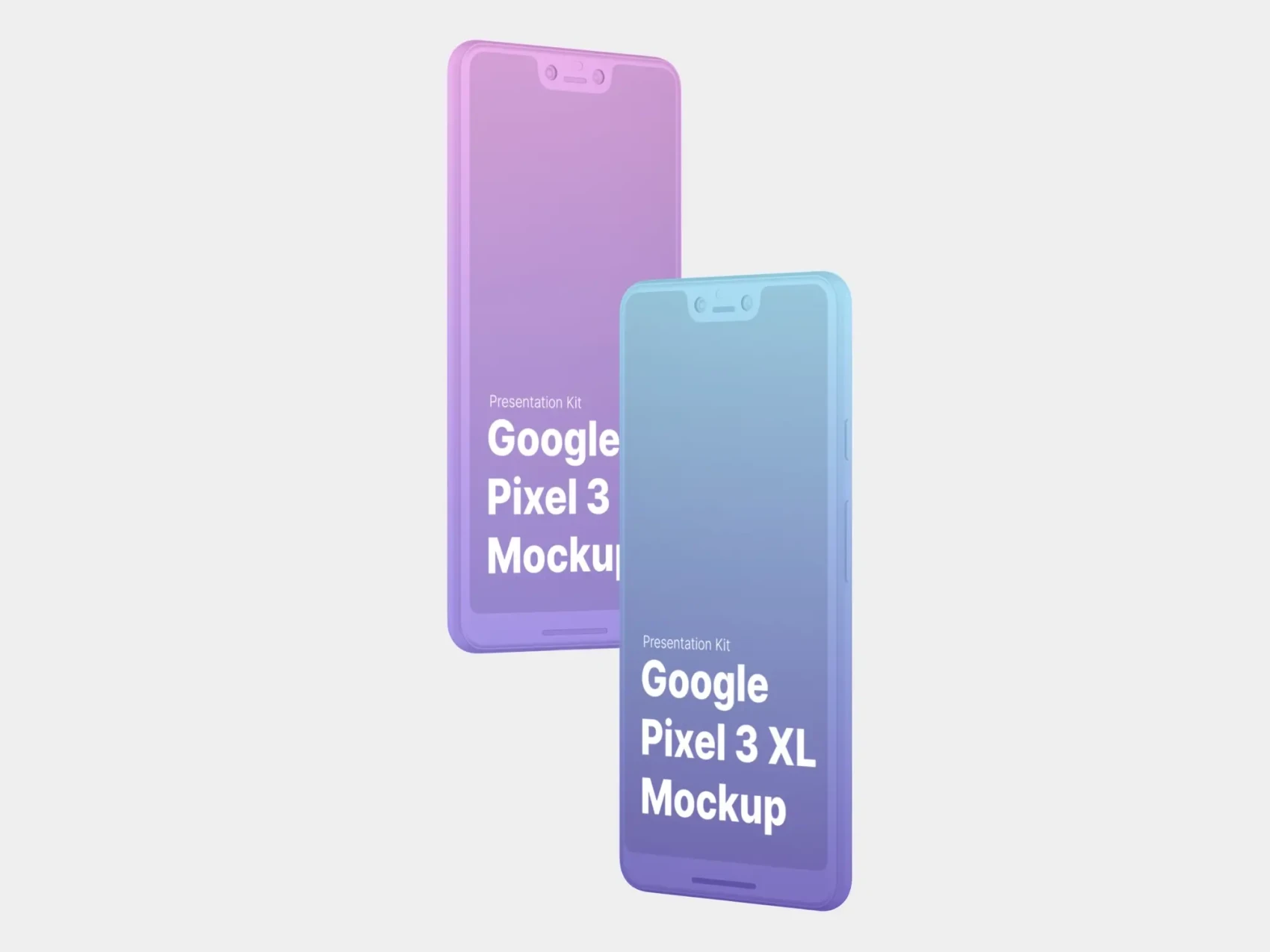 Google Pixel 3, Google Pixel 3 XL Mockups 80