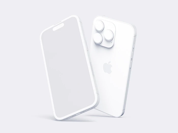 iPhone 14 Pro Clay Mockup, 10
