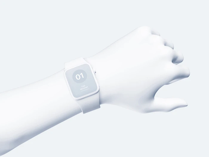 Hands Clay Mockups, 06