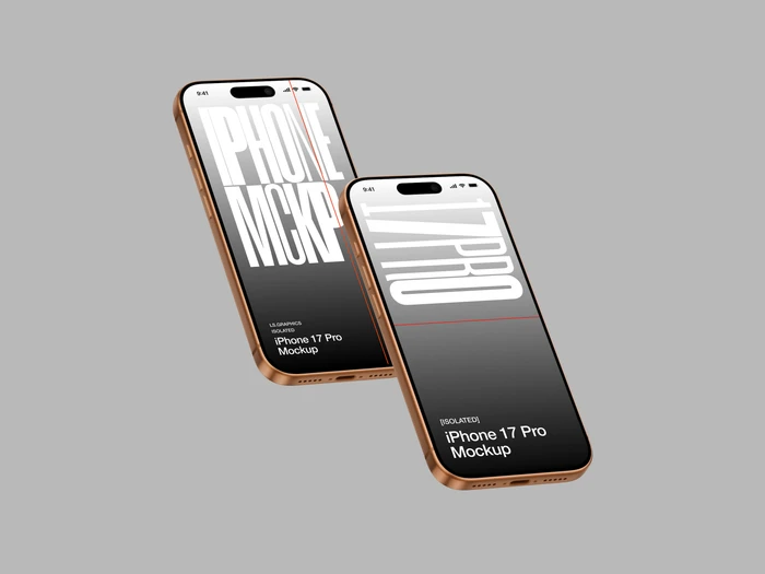 iPhone 17 Pro Mockup, Scene 12