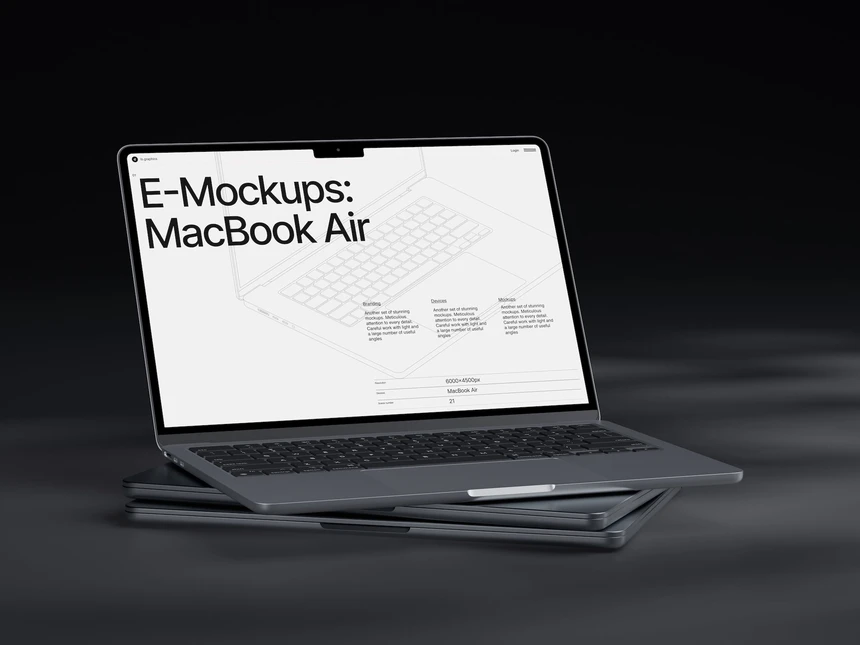 L-Mockups: MacBook Air 15