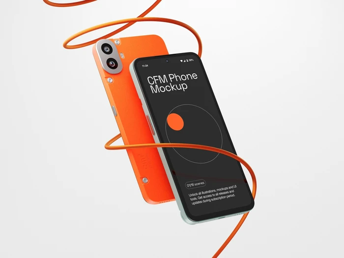 S-Mockup, CMF Phone Mockup, Scene 04