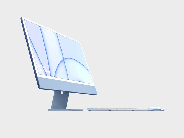 iMac 24-inch Mockups, 02