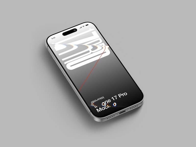 iPhone 17 Pro Mockup, Scene 2