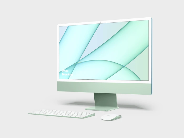 iMac 24-inch Mockups, 06