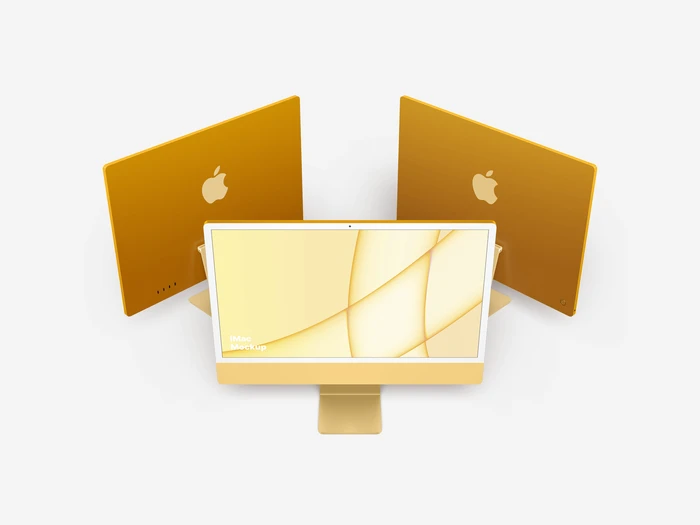 iMac 24-inch Mockups, 15