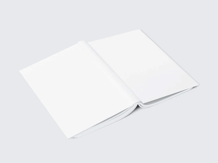 Book Mockup, US-Angled, 06