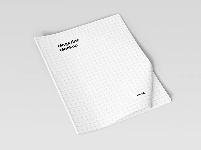 Magazine Mockup, US Portrait, 01