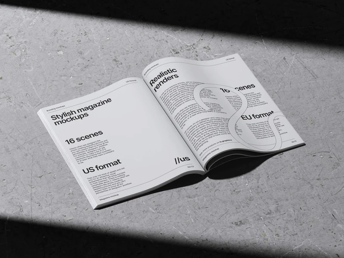Bode, Magazine Mockup, US, 01