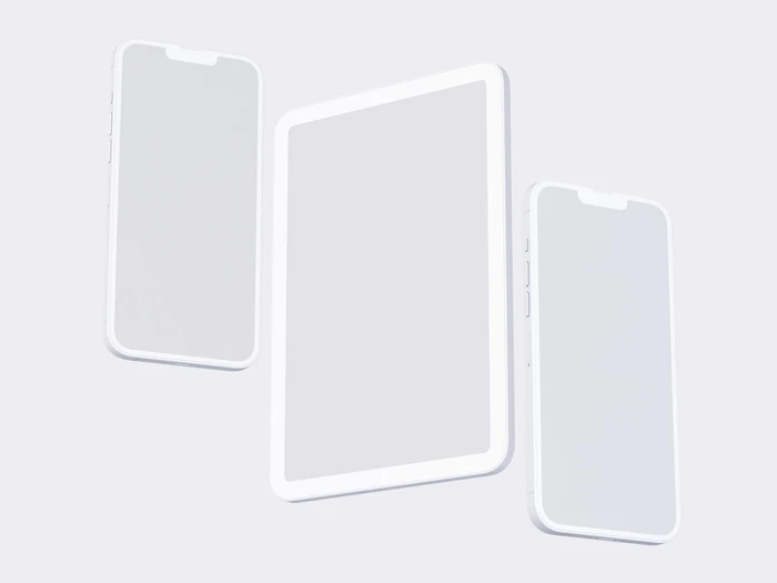 Apple Mockups Bundle, Clay, 16