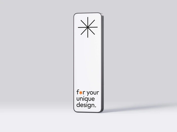 Elegant Standing Banner Mockup, Isolated, 26